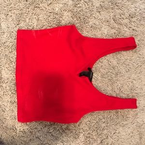 Red tank top (crop top)